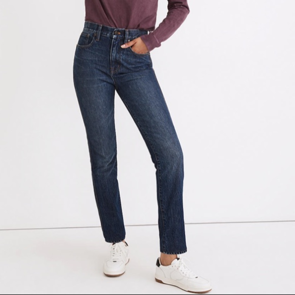 NWT Madewell Perfect Vintage Jean in Diversey Wash: Retro Stitched Edition 27T